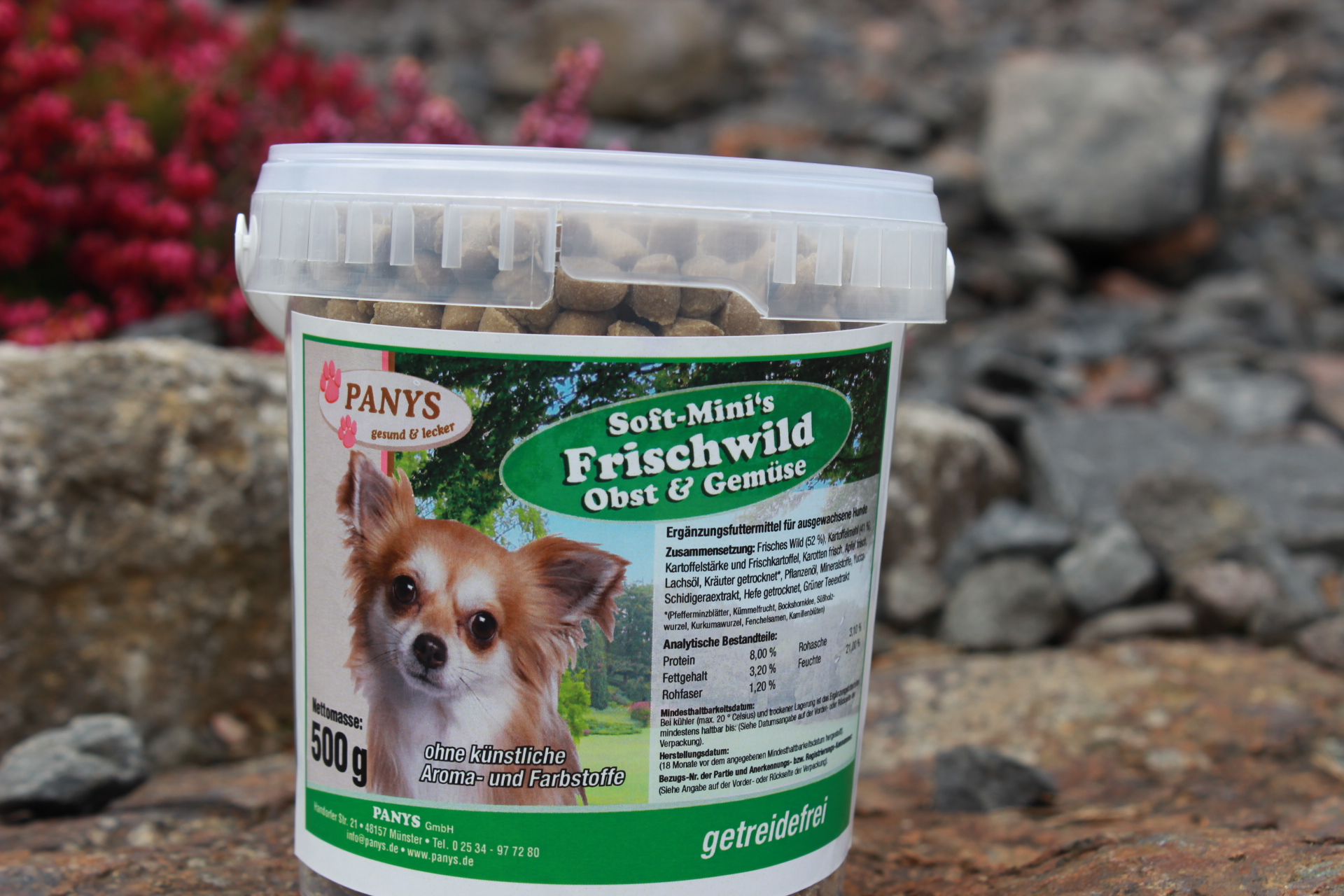 500 Gramm Dose softminis_frischwild_obst_gemuese